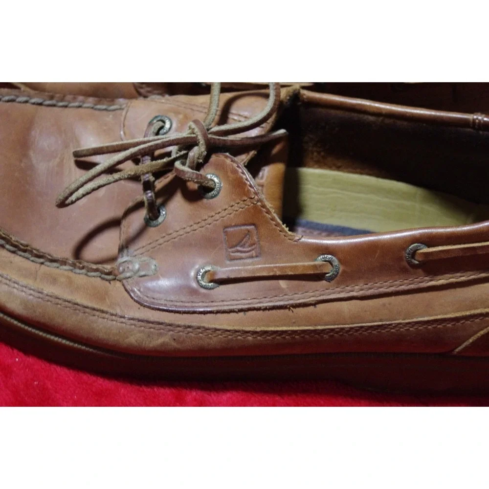 Men's Leather Sperry Topsider‎ Boat Deck Shoes GUC 11.5 Medium
